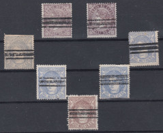 00611/ Spain 1867/70 Queen Isabella II Unused Remainders 7 Stamps To 200m - Sammlungen