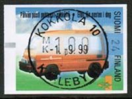 1999 Finland ATM Michel 33, Electric Post Car Fine Used Label. - Automatenmarken [ATM]