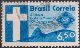 1960 Brasilien AEREO ° Mi:BR 984, Sn:BR C100, Yt:BR PA88, 10th Baptist World Congress - Aéreo