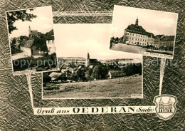 73034134 Oederan Ernst Thaelmann Strasse Platz Der Befreiung Rathaus Panorama Oe - Oederan