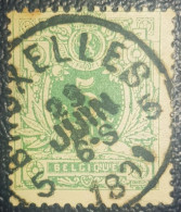 Belgium 5C Postmark SON Used Stamp 1891 Cancel - Sonstige & Ohne Zuordnung