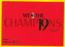 ITALIA 2022 FOLDER MILAN Campione D'Italia - We The Champ19ons - Football - Paquetes De Presentación