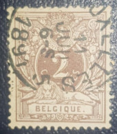 Belgium 2C Used Postmark Stamp 1891 Cancel Classic - Other & Unclassified