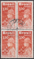 1960 Brasilien AEREO ° Mi:BR 985, Sn:BR C101, Yt:BR PA90, 50th Anniversary Of Scouting In Brazil - Oblitérés