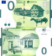 0-Euro MEMO EAAA 216/1  KOMMERN LVR-FREILICHTMUSEUM - Essais Privés / Non-officiels