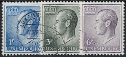 Luxemburg - Großherzog Jean "Typ Büste" (MiNr: 711/3ya) 1974 - Gest Used Obl - Used Stamps