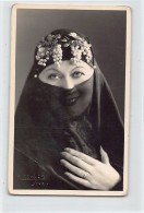 Iran ? - Veiled Woman - REAL PHOTO K. Edward's Studio - CORNER FOLDED See Scans - Iran