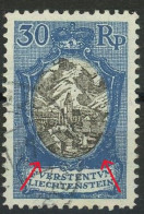 Liechtenstein 1925 Michel Nummer 64I Gestempelt - Used Stamps