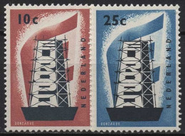 Niederlande 1956 6 Europa CEPT Stahlgerüst 683/84 Mit Falz - Ongebruikt