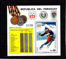 Olympics 1976 - Ski - PARAGUAY - S/S MNH - Inverno1976: Innsbruck