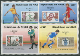 Niger 1986 Fußball-WM In Mexiko Marke Auf Marke 991/94 Postfrisch - Níger (1960-...)