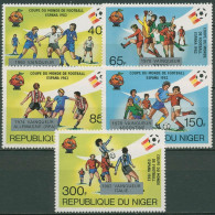 Niger 1982 Gewinner Der Fußball-WM '82 In Spanien 814/18 Postfrisch - Niger (1960-...)