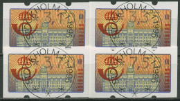 Schweden ATM 1992 Hauptpostamt Versandstellensatz, ATM 2 H S7 Gestempelt - Vignette [ATM]