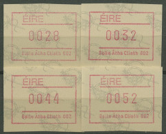 Irland Automatenmarken 1992 Satz 4 Werte Automat 002 ATM 4.2 S2 Postfrisch - Viñetas De Franqueo (Frama)