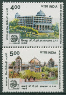 Indien 1988 INDIA Hauptpostamt Bombay 1184/85 Postfrisch - Nuevos