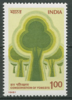 Indien 1981 Umweltschutz Wald 871 Postfrisch - Unused Stamps