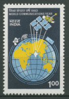 Indien 1983 Weltkommunikationsjahr Satellit 953 Postfrisch - Nuevos
