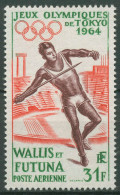 Wallis Und Futuna 1964 Olympische Sommerspiele Tokio Speerwurf 205 Postfrisch - Nuevos