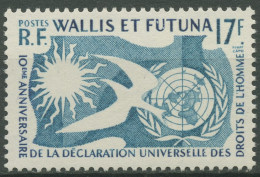 Wallis Und Futuna 1958 10 Jahre Allg. Erklärung D. Menschenrechte 189 Postfrisch - Nuevos