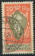 Liechtenstein 1928 Michel Nummer 83 Gestempelt - Gebruikt