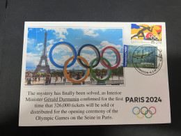 7-3-2024 (2 Y 22) Paris 2024 Summer Olympic - 326,000 Tickets Available To The Games Opening Ceremony On Seine River - Summer 2024: Paris