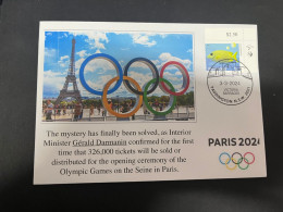 7-3-2024 (2 Y 22) Paris 2024 Summer Olympic - 326,000 Tickets Available To The Games Opening Ceremony On Seine River - Zomer 2024: Parijs