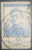 Belgium 25C Used Postmark Stamp 1912 King Albert - Other & Unclassified