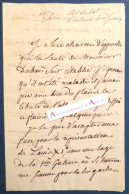 ● L.A.S 1827 Théodore MICHELOT Acteur Comédie Française Représentation Louis XI - Lettre Autographe - Acteurs & Comédiens