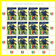 ITALIA 2009 FOGLIETTO INTER CAMPIONE D'ITALIA - CALCIO - NUOVO - NEW MINISHEET - 2001-10: Mint/hinged