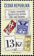 ** 882 Czech Republic Czech-Slovak Stamp Exhibition In Zdar 2016 Stamp On Stamp - Francobolli Su Francobolli