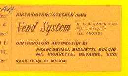 ITALIA 1957 Libretto Vend System Sassone L6 Con Certificato RARE RRR - Markenheftchen