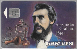 CARTE-PUBLIC-F307 A.970-50U-SO4-11/92-GRAHAM BELL-N° A+8 Chiffres Lasers-A 32017288-Utilisé-TBE--RAR E- - 1992