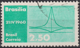 1960 Brasilien ° Mi:BR 978, Sn:BR 907, Yt:BR 692, President's Palace Of The Plateau - Gebraucht