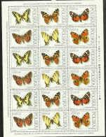 POLAND 1991 - BUTTERFLIES , MNH - Autres & Non Classés