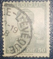 Belgium 50C Used Stamp 1912 King Albert - Other & Unclassified