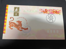 7-3-2024 (2 Y 24) Australia Christmas Island FDC - 1998 (Chinese New Year Of Tiger) - Christmas Island