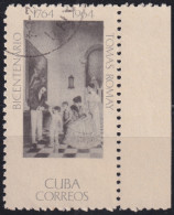 1964.228 CUBA 1964 3c WITHOUT VALUE TOMAS ROMAY VACCINE ERROR USED.  - Used Stamps