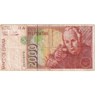 Billet, Espagne, 2000 Pesetas, 1992, 1992-04-24, KM:164, TB - [ 4] 1975-… : Juan Carlos I