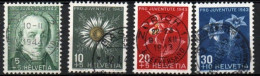 SUISSE ,SCHWEIZ,1943, MI  424 - 427,  YV  388 - 391, PRO JUVENTUTE, GESTEMPELT, OBLITERE - Gebraucht