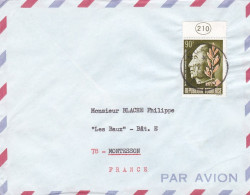 TOGO -1969 - Lettre NUATUA  Pour  MONTESSON --78 (France)-timbre" Konrad ADENAUER" Seul Sur Lettre -- Cachet - Togo (1960-...)