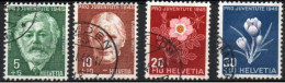 SUISSE ,SCHWEIZ,1945, MI  465 - 468,  YV  423 - 426, PRO JUVENTUTE, GESTEMPELT, OBLITERE - Gebraucht