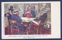 CPA Jeu De Cartes Carte à Jouer Playing Cards Non Circulé Satirique Caricature - Speelkaarten