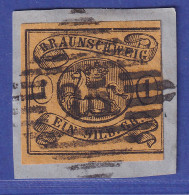 Braunschweig 1853 1Sgr. Mi.-Nr. 6b Gestempelt Nr. 25 Jerxheim - Brunswick