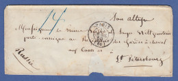 Brief Aus Paris 1850 Gel. An Prince Pierre De SAYN-WITTGENSTEIN , Russland - Andere & Zonder Classificatie