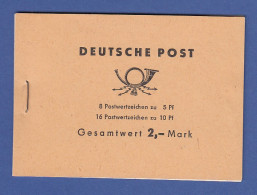 DDR Ulbricht Markenheftchen Mi.-Nr. MH 4c 3b **  - Booklets