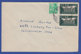 Brief 1957 Aus Der DDR Gelaufen An Hollywood Filmschauspieler Richard Burton !!! - Cinema