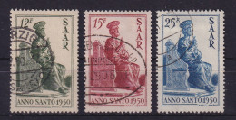 Saarland 1950 Heiliges Jahr Mi.-Nr. 293-295 Gestempelt - Oblitérés