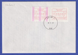 Belgien FRAMA-ATM P3035 Mit ENDSTREIFEN Auf FDC ARLON 1  31.1.83 - Other & Unclassified