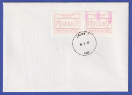 Belgien FRAMA-ATM P3035  ENDSTREIFEN-Anfang Auf FDC ARLON 1  31.1.83 - Andere & Zonder Classificatie