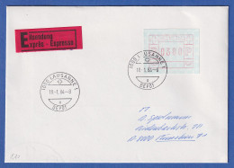 Schweiz FRAMA-ATM Mi-Nr. 3.3b Wert 0380 Auf Express-Brief O LAUSANNE 18.1.84 - Francobolli Da Distributore